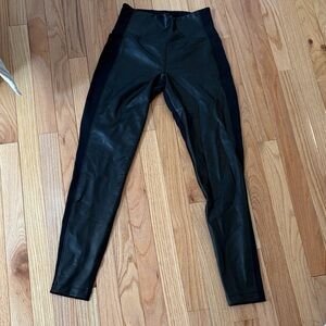 Athleta Delancey Black Shine Leggings